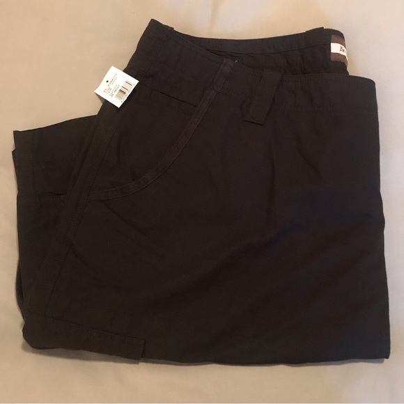 Men's Size 44W Back Country Cotton Black Cargo Shorts - Picture 4 of 8